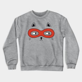 Superhero cat Crewneck Sweatshirt